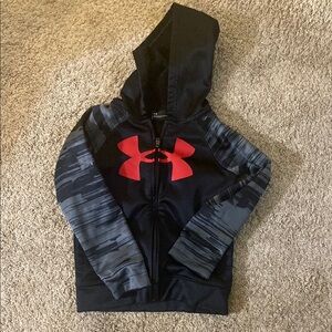 Under Armour Black and Gray Hoodie